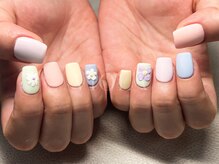 ヴィオラ(VIOLA)/韓国風/パステル/マットフラワー