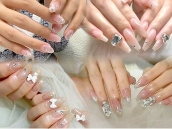 リベレ 心斎橋店(LIBELLE)の写真/【長さ出し追加は1本から可能☆】長さがほしい方,折れてしまった方,形を綺麗にしたい方に選ばれています♪ 