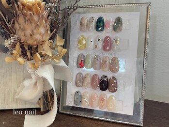 レオネイル(leo nail)の写真/【ハンドネイルアート2本付きコース】理想が叶う★モチ良し&高い再現性でリピーター多数♪