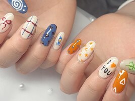 落書き風ネイル