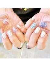 ビーティー(bT)/江戸切子ネイル