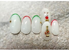 クリスマス　赤緑フレンチ