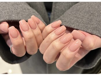 ネイル アヴァンス あべのルシアス店(Nail AVANCE.)/春色ワンカラー　misa