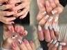 【Hand】オフ込み▽持ち込みデザイン*120min*　4～6本アート目安　￥8480