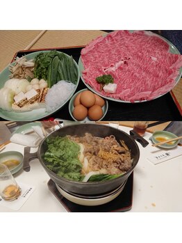 整体院 翔舞/モリタ屋のすき焼き！