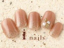 アイネイルズ 町田店(I nails)/大人ラメペールトーン 7980円