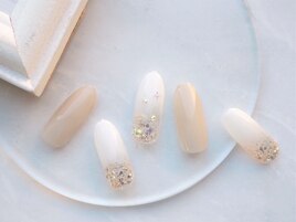 キラキラグラデネイル