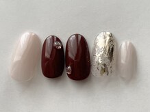 エムドットネイル 池袋(m.nail)/ボルドーニュアンス