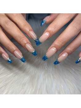 ラカラニネイル バイ エリシア(LaKalani Nail by ELYSIA)/スカルプ長さだし+フレンチ