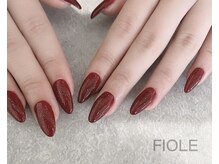 フィオル(FIOLE)/レッド×ラメ