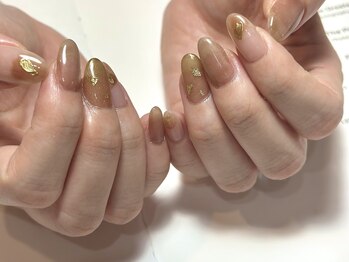 デューネイルスタジオ(dew nail studio)/ブラウンニュアンス