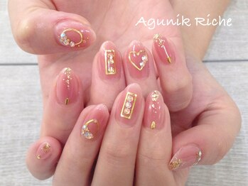 アグニークリッシェ(Agunik Riche)/【チークネイル】