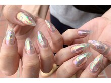 ネイル シスター(nail sister)/氷×水滴ネイル