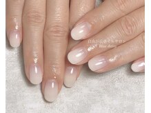 ブルーデイジー(Blue daisy)/グラデーションネイル