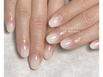 ブルーデイジー(Blue daisy)/グラデーションネイル