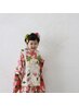 【季節限定メニュー】3歳女の子・男の子＊被布着付＋ヘアセット