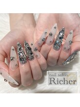 エスフィーネイルサロン リシェル(Esfy nailsalon Richer)/ビジューネイル