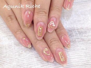 アグニークリッシェ(Agunik Riche)/【チークネイル】
