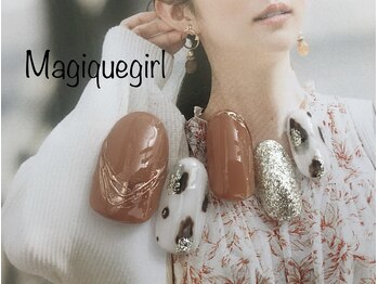 マジックガール 津田沼店(MagiqueGirl)/【豹柄ネイル】