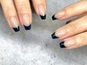 【王道人気】フレンチネイル　オフ&ケア込み￥9900→