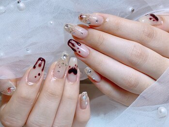 きらきらネイルサロン/バレンタインネイル