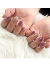 アイネイルズ 東花園店(I.NAILS)/水滴ネイル/紫ネイル