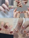 【秋色ネイル】
