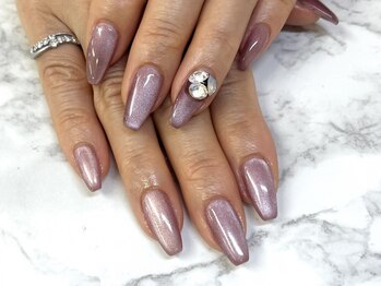 ネイルサロンアジアン 池袋店の写真/新色追加☆トレンドのマグネットネイル・フラッシュネイルがお手頃な¥5,500☆