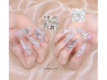 ノエラ ネイル 大塚店(NOERA NAIL)の写真/特別な日を彩る、上品で華やかな韓国・ワンホンネイル♪