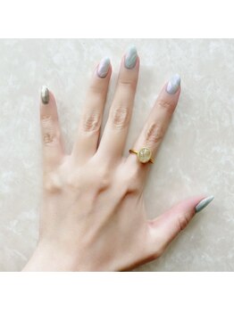 ハイ ネイルズ(Hi Nails!)/天然石風ネイル