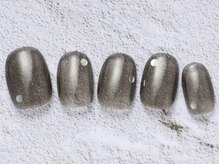 アイ ネイルズ 天神店(I nails)/シアーブラック¥6200