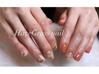 ハズグラスネイル(Haze Grass nail)/ニュアンスネイル