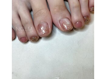ノエム ネイルサロン(NOEM)/ニュアンスフットネイル☆