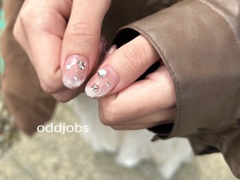 オッドジョブス ネイルアンドアイラッシュ 府中店(odd jobs Nail & Eyelash)/【パラジェル】キラキラ