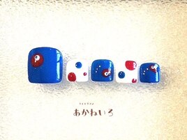 ミャクミャクフットネイル