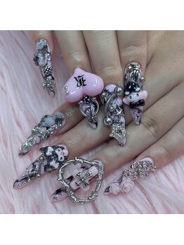 リンネイル 新大久保店(Rin Nail)/#待ち込みデザイン#つけ放題