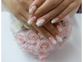 ブライダル結婚式薔薇3D花パール