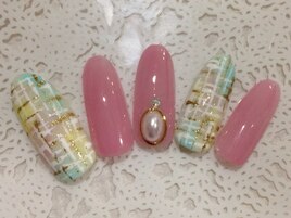 タイダイツイード柄