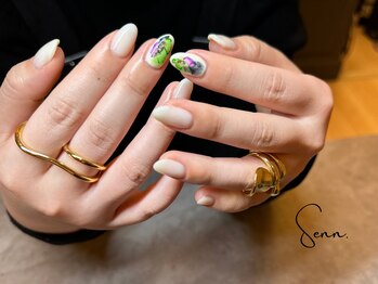 セン(Senn.)/定額ネイル2本アート