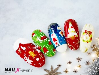 ネイリックス アヴェニール(NAILX avenir)/繊細クリスマス