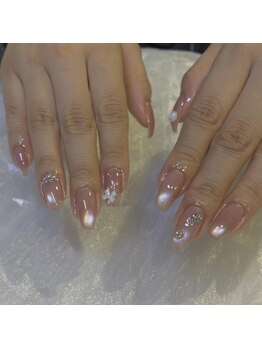 ララアンジュ(LaLa-Ange)/上品ワンホンネイル