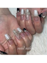 シェリー(cherie)/千鳥柄ネイル