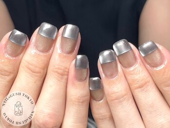 ネイルズガッシュ 川崎店(NAILsGUSH)の写真/≪洗練されたシンプル可愛いデザインがいっぱい≫シンプルだけど存在感があるデザインで指先を彩る♪