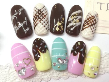 ネイルサロン トリック(Nail Salon TRICK)/チョコレートネイル