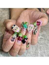 キャラクターネイル