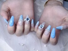 スノーネイルサロン 新宿店(Snow nail salon)/ニットセーターツイードパール