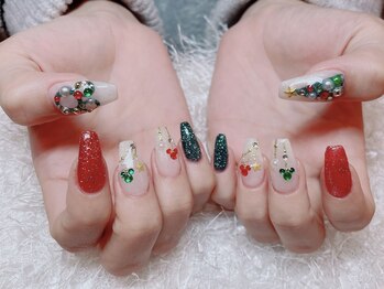 レアネイル 新宿(le'a nail)/クリスマスネイル