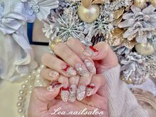 クリスマス★ツイードネイル★キルティングネイル