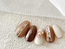 ショコラネイル/大人ブラウン