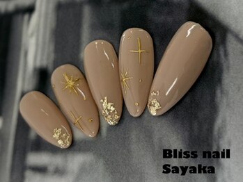 ブリス(Bliss)/ミラーアートネイル/Sayaka
